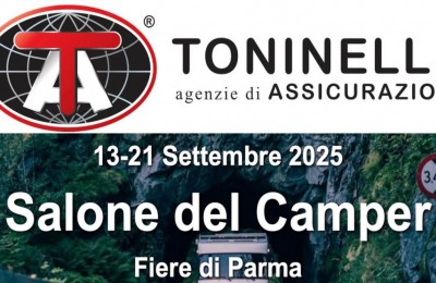 Assicurazioni Toninelli sarà presente, come ogni anno, al Salone del camper 2025
