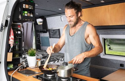 Cucina on the road, creatività e gusto in camper