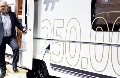 Fendt Caravan produce la 250.000esima caravan