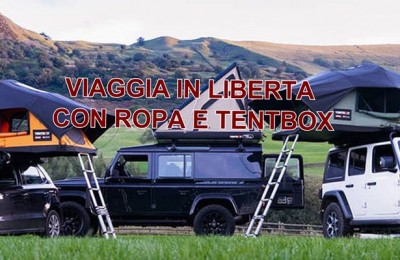 Viaggiare in libertà con Ropa e TentBox