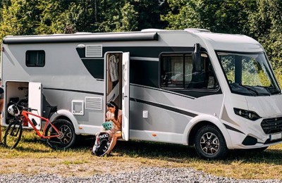 Camper e bicicletta in Europa