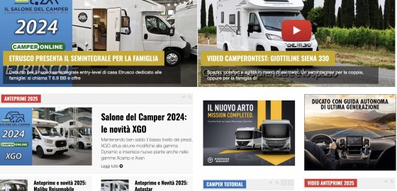 Novità e approfondimenti su CamperOnLine Magazine