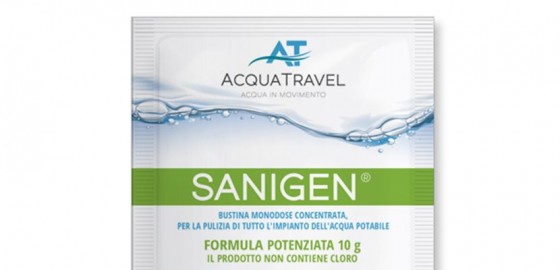 Acquatravel regala Sanigen