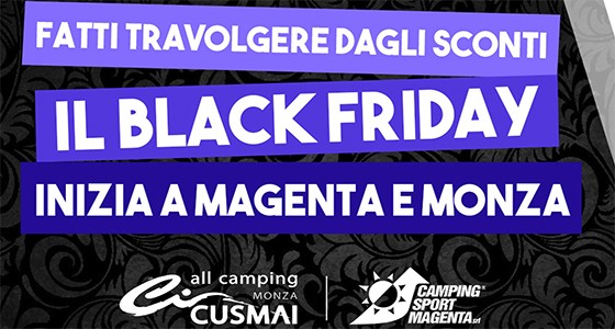 Super promozioni in occasione del Black Friday!