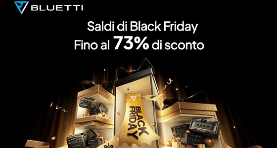 Bluetti dà il via al Black Friday con grandi sconti