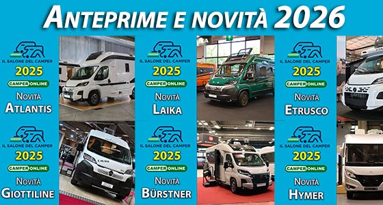 Anteprime e novità 2026 viste al Salone del Camper 2025