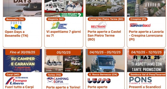 Siamo in piena stagione di Porte Aperte!