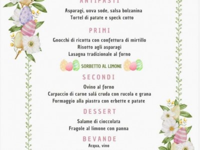 Pranzo di Pasqua 2026