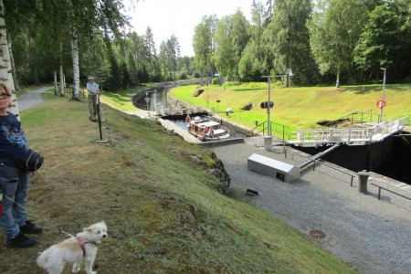 Finlandia in camper: canale Varistaipale