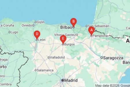 Lumachina in Spagna del Nord e Barcellon