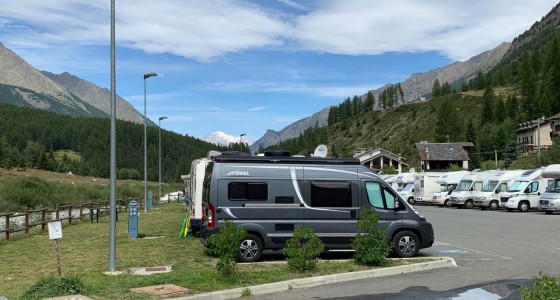 Area Sosta Camper Lillaz - Cogne (AO)