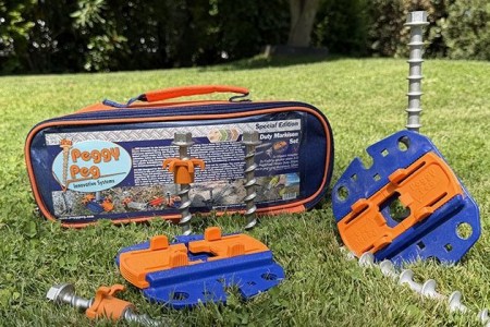 Picchetti della veranda robusti e facili da usare: ecco il set Peggy Peg HP 99
