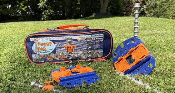 Picchetti della veranda robusti e facili da usare: ecco il set Peggy Peg HP 99