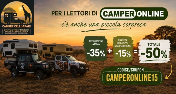 Camper Cell Safari: il camper incontra l'Africa