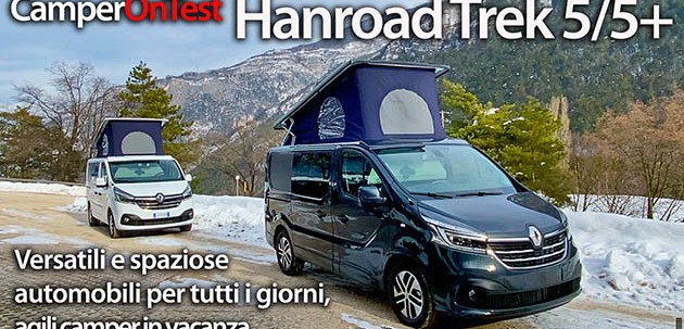 Hanroad Trek5 e Trek5+: the french multipurpose campervans for all days and vacations