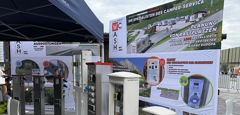 Camper WC Wash protagonista al Caravan Salon di Düsseldorf