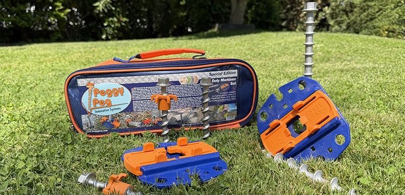 Picchetti della veranda robusti e facili da usare: ecco il set Peggy Peg HP 99