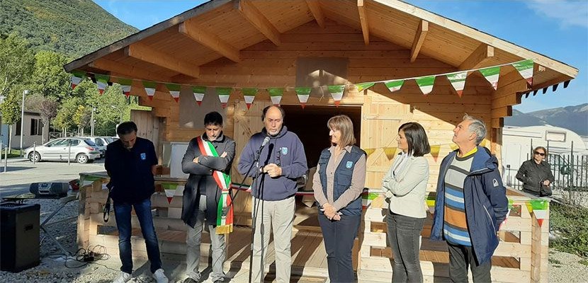 Inaugurazione per la Club House dell'Unione Club Amici a Leonessa (RI)