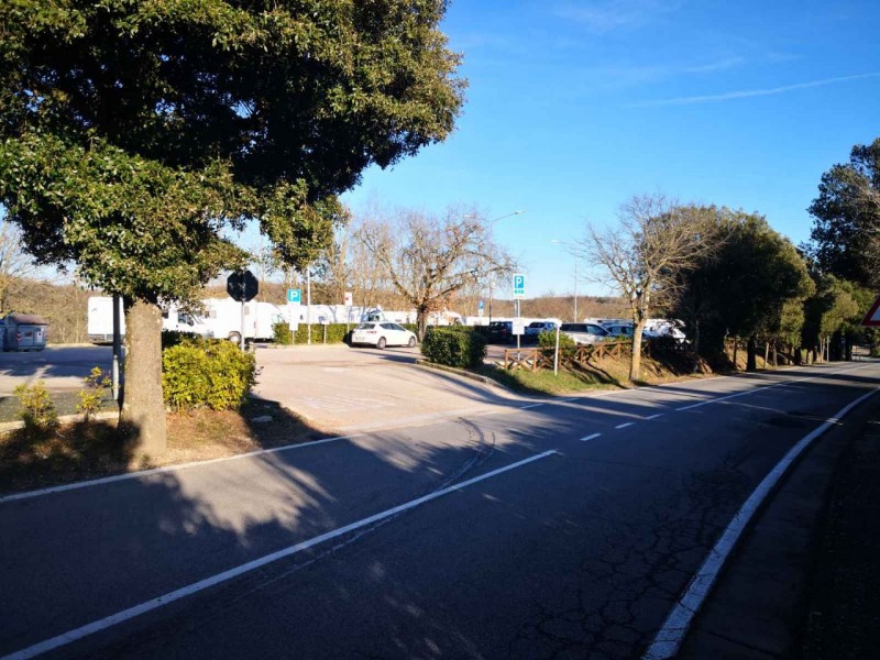 Area sosta camper di Castellina