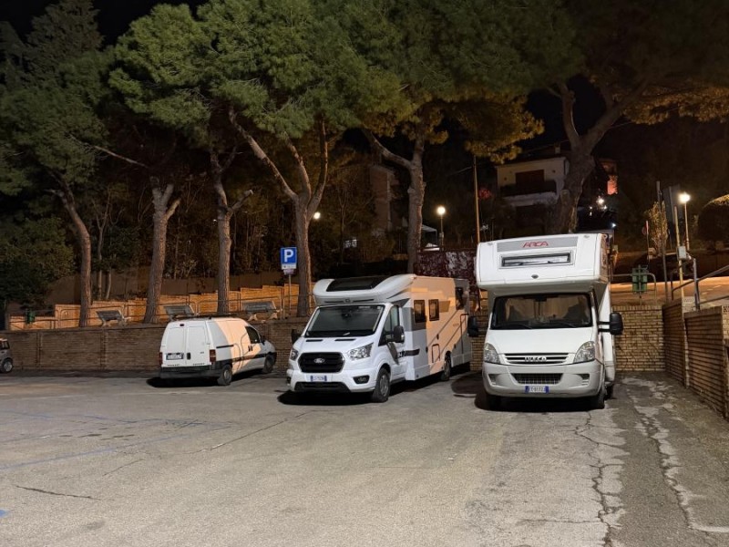 Area sosta camper Gradara
