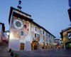 Area Sosta Clusone Pineta  Clusonoe: piazza dell'orologio 