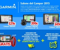 Garmin: grande promozione <font color=red>per gli Amici di COL</font> al Salone del Camper di Parma