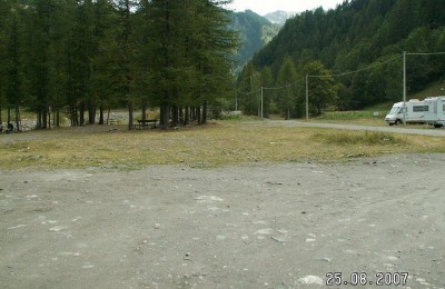 Area di sosta a Praly