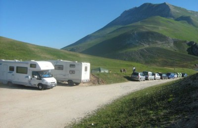 Area di sosta a Forca di Presta