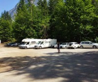 Parcheggio camper Lago di Tovel