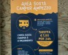 Area Sosta Camper Ampezzo  cartellone area di sosta 22/08/21 22:53